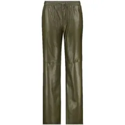 MONARI Marlenehose in Lederoptik olive   34 Damen