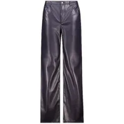 MONARI Hose in Lederoptik Wide Leg dunkelblau   34 Damen