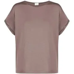 MEY T-Shirt PURE CHIC milk n coffee hellbraun   S damen