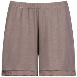 MEY Pyjamashorts PURE CHIC milk n Coffee hellbraun   S damen
