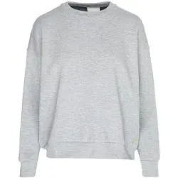MEY Loungewear Sweater PURE SOFTNESS silver grey melange hellgrau   M damen