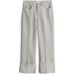 SOMEDAY Hose 7/8 CORAH TURN UP SLEEK hellgrau   36 Damen