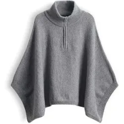 SOMEDAY Cape - Poncho BRIALO  grau Damen