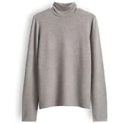 SOMEDAY Rollkragenpullover KIROSIE SOFT hellgrau   40 Damen
