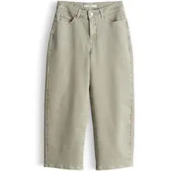 SOMEDAY Jeans Balloon Fit CORAH CURVED dunkelgrün   42 damen