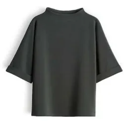 SOMEDAY T-Shirt UVERY DETAIL dunkelgrün   M damen