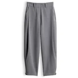 SOMEDAY Hose Barrel Leg CATSBY BARREL DETAIL hellgrau   42 Damen