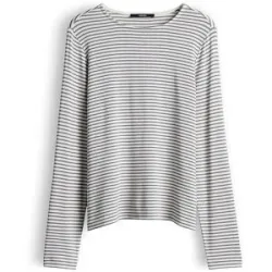 SOMEDAY Langarmshirt KAMAJA hellgrau   42 Damen