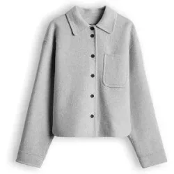 SOMEDAY Overshirt ZENDRA hellgrau   36 Damen