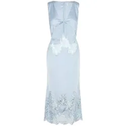 SELF-PORTRAIT Midikleid blau   34 Damen