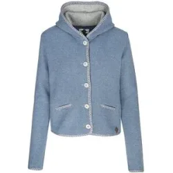 STAPF Trachtenstrickjacke MALWINE blau   S Damen