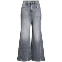 PNTS Jeans Flared Fit 41_OVER THE CUT hellgrau   28/L32 Damen