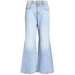 PNTS Jeans Wide Leg 41_OVER THE CUT hellblau   25/L32 Damen
