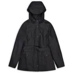 RAINS Regenjacke CURVE JACKET W3 schwarz   S damen