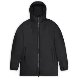 RAINS Jacke LOHJA LONG INSULTED JACKET schwarz   M damen