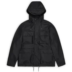 RAINS Regenjacke schwarz   M Herren