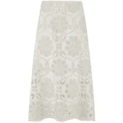 RIANI Midirock  creme   40 damen