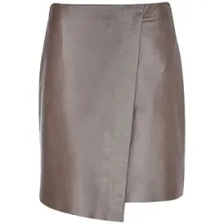 RIANI Lederrock grau   38 Damen