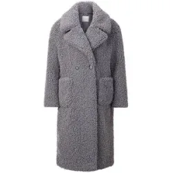 RICHROYAL Mantel in Felloptik  grau   38 damen