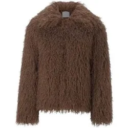 RICHROYAL Jacke in Felloptik braun   36 damen