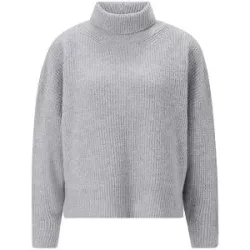 RICHROYAL Rollkragenpullover  grau   XL damen