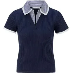 RICHROYAL Poloshirt  dunkelblau   XS damen