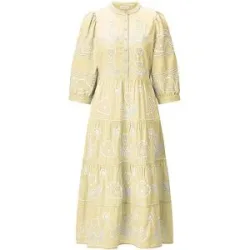 RICHROYAL Midikleid  gelb   34 Damen