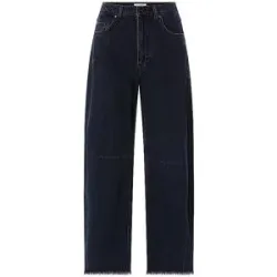 RICHROYAL Hose Barrel Leg schwarz   30/L32 damen
