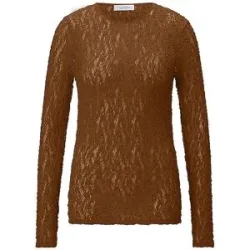RICHROYAL Langarmshirt  braun   M Damen