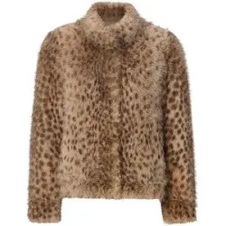 RICHROYAL Jacke in Felloptik  braun   38 damen