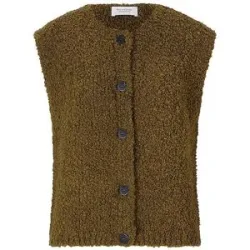 RICHROYAL Gilet olive   S Damen