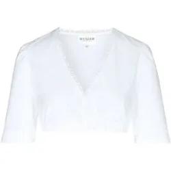 WENGER Dirndlbluse MARTHA weiss   40 damen