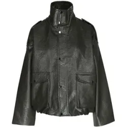 TOPSHOP Jacke in Lederoptik TSTOMA dunkelgrün   XS Damen