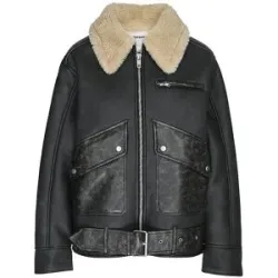 TOPSHOP Jacke in Lederoptik schwarz   L Damen