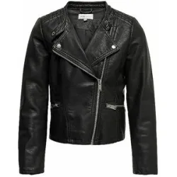 ONLY Mädchen Bikerjacke in Lederoptik KONFREYA schwarz   164 Mädchen