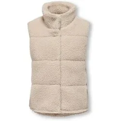 ONLY Mädchen Steppgilet KOGSANDRA beige   164 Mädchen