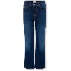 ONLY Mädchen Jeans Wide Fit KOGMADISON dunkelblau   146 baby