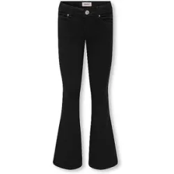 ONLY Mädchen Jeans Flared Fit KOGROYAL  schwarz   152 baby