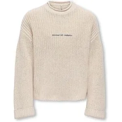 ONLY Mädchen Pullover KOGPEPPE  beige   134-140 baby
