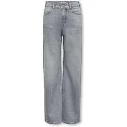 ONLY Mädchen Jeans Wide Fit KOGCOBAIN  hellgrau   164 Mädchen