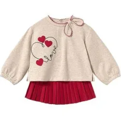 MAYORAL Baby Set 2-tlg. Pullover und Rock rot   86