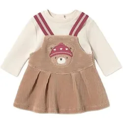 MAYORAL Baby Mädchen Kleid beige   56 Mädchen