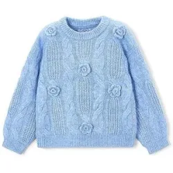 MAYORAL Mädchen Pullover hellblau   128 baby