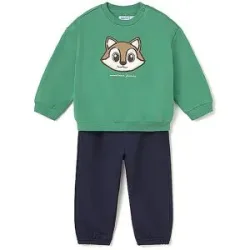MAYORAL Baby Set 2-teilig Pullover und Hose grün   80