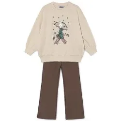 MAYORAL Mädchen Set 2-teilig Pullover und Leggings braun   104 Mädchen