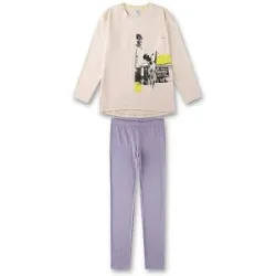 SANETTA Mädchen Pyjama creme   140 Mädchen