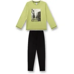 SANETTA Kinder Pyjama  grün   176