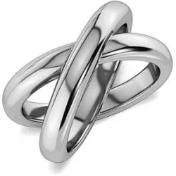 EDBLAD Ring ALEXA Large Silver  silber   XL Damen