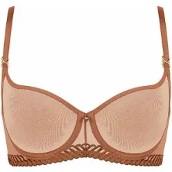 AUBADE BH mit Bügel SHEER EMOTION honey hellbraun   75B Damen
