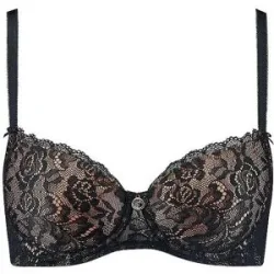 AUBADE BH mit Halbschale ROSESSENCE black schwarz   85D Damen